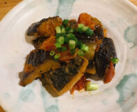 茄子とサバのトマト煮