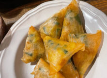 ジャガイモの春巻きサモサ